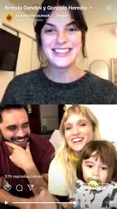 Gonzalo heredia saludó a brenda gandini por su cumpleaños con una foto súper bizarra. La Hija De Gonzalo Heredia Y Brenda Gandini Los Interrumpio En Un Vivo Y Llamo La Atencion De Todos Tn