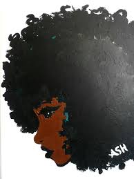 Awesome Sauce Inc Ash The Painter Afro Art Black Art Black Women Art