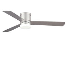 Der deckenventilator test ist relativ selten zu finden. Area Von Lba Home Ac Deckenventilator Mit Led Licht Fur Niedrige Decken 132 Cm Mit Grauen