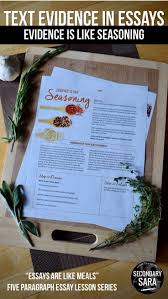 Text Evidence Adds Spice To An Essay Teach Middle And High School Students How To Add More Quotes Facts Writing School Teaching Writing Writing Instruction