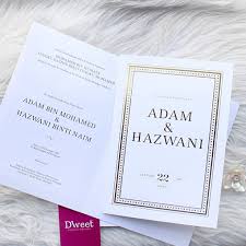 Your kad kahwin and stationery are an important part of your wedding day. 36 Design Kad Kahwin Yang Simple Menarik