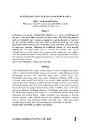Muhamad firdaus ramli, rofidah musa. Jurnal Pendidikan Agama Jurnal Pendidikan Akhlak Pdf