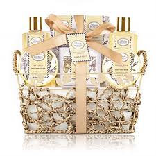 Cash back · leading retailer · save time · redeem online Ariosemonde Bath And Shower Spa Gift Basket Set With English Pear And Freesia Fragrance Bath Gift Basket For Women And Men Includes Body Lo