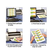 Our business card printing delivers premium cardstock & finishes for a professional look. Amazon Com Avery Printable Business Cards Laser Printers 200 Cards 2 X 3 5 Clean Edge 5871 Business Card Stock Office Products