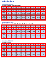 tops size chart rldm