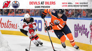 Preview Devils At Oilers