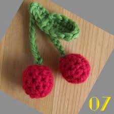 Still Vauriens Tuto La Dinette En Crochet 07 Les Cerises Tuto Crochet Crochet Point De Bordure Au Crochet