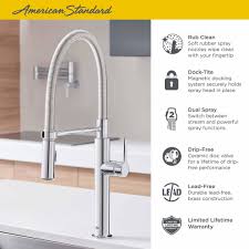 Should anything go wrong with the installation, use, or craftsmanship of the faucet you american standard kitchen sink faucets come in many different finishes. Kitchen Faucets American Standard