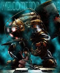 Bioshock Big Daddy And Little Sister Art Big Daddy And Little Sister Bioshock Bioshock Bioshock Artwork Bioshock Art