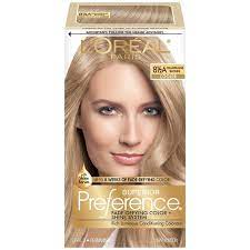 4.5 out of 5 stars 11,122. L Oreal Paris Superior Preference Fade Defying Shine Permanent Hair Color 8 5a Champagne Blonde 1 Kit Walmart Com Walmart Com