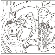 Winter scenery coloring pages for adults. Easy Nature Coloring Pages For Adults Novocom Top