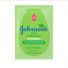 SHAMPOO JHONSONS BABY CABBELO CLARO 25ML SACHET