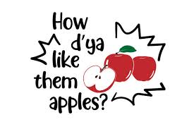Download How D Ya Like Them Apples Svg Cut File By Creative Fabrica Crafts Creative Fabrica PSD Mockup Templates