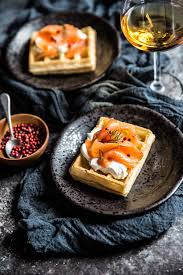 Gaufre Chantilly De Citron Vert Et Saumon Fume Gaufresalee Stephatable Gaufres Saumon Fume Recettes Pique Nique