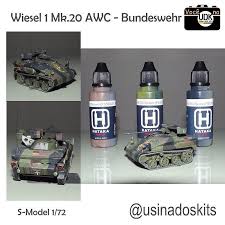 the weasel porsche wiesel 1 mk 20 awc s model 1 72 author fred es1 plastimodelismo miniatura miniature maqueta maquette modelismo modelism model