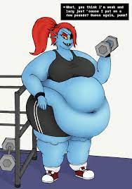 Yet another fat Undyne by Wenisberry -- Fur Affinity [dot] net