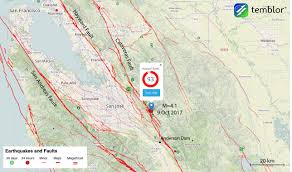 M 4 1 Earthquake Along The Calaveras Fault Shakes San Jose Temblor Net
