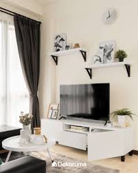 Bold Look Apartment Serpong Desain Interior Ide Apartemen Ruang Tamu Rumah