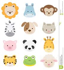 Clip Art Baby Animals Baby Cute Animal Illustration Animal Faces Baby Animals
