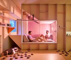 Sleeping Pod Features In Small Madrid Apartment By Husos Arquitectos Sleeping Pods Madrid Apartment Luxury Apartments