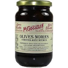 Olives Noires Confites Avec Noyaux Maison Gosselin Ep463 Maison Gosselin Epicerie Fine A Saint Vaast La Hougue 50