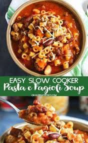 Crottin On Apple Healthy Food Mom Recipe In 2020 Pasta E Fagioli Pasta E Fagioli Soup Slow Cooker Pasta