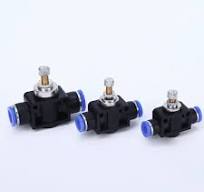 Pneumatikventile Für Zylinder 5 Stück Pneumatische Regelventil, 8mm OD  Luftstrom Regelventil Regelventile Pneumatisch