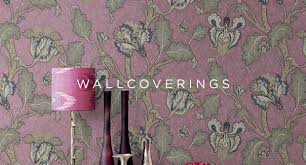 Floral design, colors include gray, black, brown and yellow on ivory background. Robert Allen Design