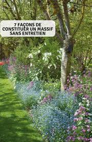 7 Facons De Constituer Un Massif Sans Entretien Jardins Jardins Champetres Jardin Massif