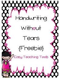 Easy Teaching Tools Has Created 30 Templates That Are Fun And Will Work For Any Scholar In You Handwriting Without Tears Easy Teaching Kindergarten Handwriting