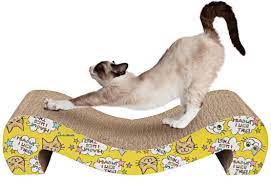 BohoBark Cats Favorite Cat Scratcher Lounge & Bed (Golden) - Basics  Collection Cat Scratcher : Amazon.in: Pet Supplies