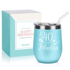 Check spelling or type a new query. Kitchen Dining 1979 Birthday Gifts Or Anniversary Presents For Her 40th Birthday Gifts For Women 40th Birthday Gift Ideas For Turning Forty 40 And Fabulous 12oz Stainless Steel Insulated Wine Tumbler