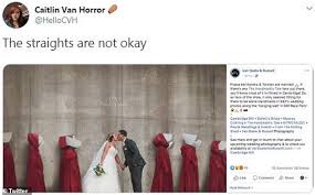 Joseph fiennes (42 años), el actor conocido por sus papeles en shakespeare in love, elizabeth o american horror story, acaba de ser coronada con. Couple Slammed For The Handmaid S Tale Themed Wedding Photo Shoot Express Digest