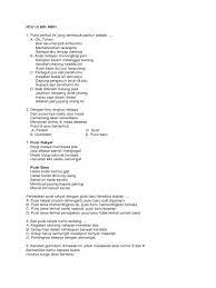 Berikut ini adalah contoh soal bahasa indonesia pilihan ganda kelas 8 k13 semester 2 dan jawabannya. Soal Pilihan Ganda Teks Puisi Rakyat Kt Puisi