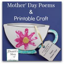 Mother S Day Poems And Printable Craft