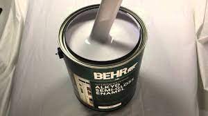 How many coats of alkyd satin enamel paint? Behr Alkyd Semi Gloss Enamel Youtube