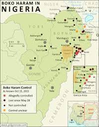 Agency for international development.hide footnote it is now generally agreed that iswap's reach extends well beyond the lake area, into northern borno state, in the alagarno forest and along the komadugu yobe river, and into eastern yobe in the farooq forest. Map Of Boko Haram Islamic State Control In Nigeria October 2015 Political Geography Now