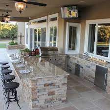 Outdoor kitchen stainless steel 3 piece cabinet set. 27 Best Outdoor Kitchen Ideas And Designs For 2021