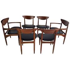 Shop target for aiden lane dining room sets & collections you will love at great low prices. Set Of Six Modernist Dining Chairs Lane Perception At 1stdibs