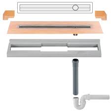 Center drains are also generally more affordable than their linear counterparts, so if your client is on a tight budget, center drains are a great option. Schluter Kerdi Line Vos Dn50 Linear Drain Off Centre Vertical Horizontal Pipework Buy Schluter Shower Traps Drains Online From Pro Tiler Tools