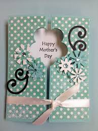 Make this very easy mother's day paper flower craft! Vintage Diy Mothers Day Card Vintage Diy Crafts Mothers Day Card Mothers Day Craft Gatefold Cards Homemade Cards Fancy Fold Cards