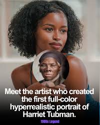 At just 26, artist Jade Yasmeen made history at Art Basel Miami Beach by  unveiling the first full-color hyperrealistic portrait of Harriet Tubman,  titled The Pain Below. Standing 76 by 60 inches,