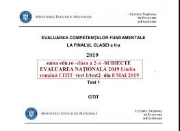 Subiecte evaluare nationala clasa 2 2016 citit. En Ii 2019 Subiecte Limba Romana Citit Clasa A 2 A Evaluarea Nationala 8 Mai 2019 Jitaruionelblog Pregatire Bac Si Evaluarea Nationala 2021 La Matematica Si Alte Materii Materiale Lectii Formule Exercitii