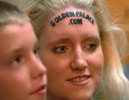 Image result for quirky pylon forehead tattoo