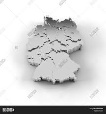 Winter is actually a bit of high season in germany, due to the popularity of christmas markets and the necessity of providing tourist access to them in any weather. Germany Map 3d Silver Image Photo Free Trial Bigstock