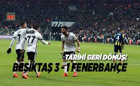 Kadıköy'de fenerbahçe'ye galibiyeti getiren golleri penaltıdan max kruse, ozan tufan ve vedat muric attı. Besiktas 3 1 Fenerbahce