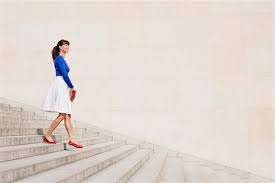 Image result for picture of a person walking down stairs