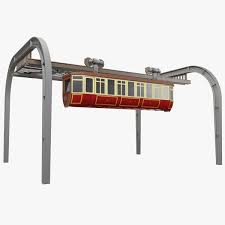 Monorail Tram 3d Model Model Visualisation