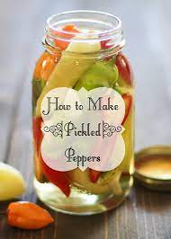 How to can peppers using a hot water bath. How To Make Pickled Peppers