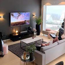 What Do You Think Of This Simple Modern Lounge Set Up Interiordesign Co Modern Living Room Inspiration Living Room Decor Apartment Simple Living Room Decor